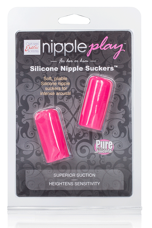 -   Nipple play Silicone Nipple Suckers - Pink