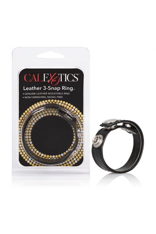      Leather 3-Snap Ring