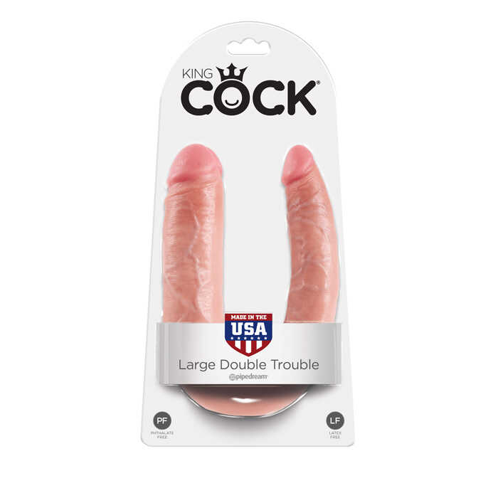 King Cock   U-Shaped Large Double Trouble 